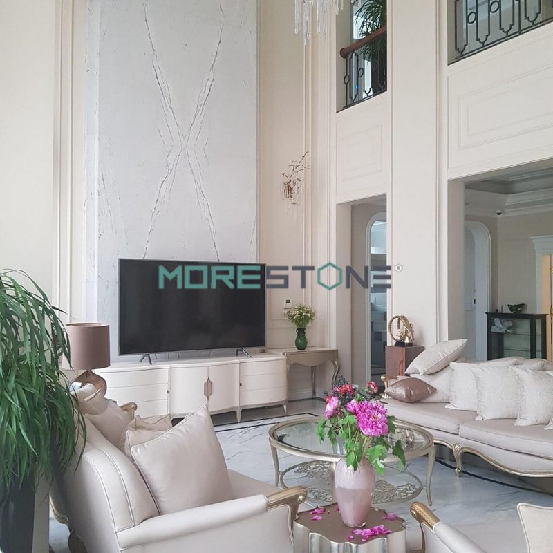 Thiết kế hoàn thiện vách tivi biệt thự Vinhomes Imperia Hải Phòng